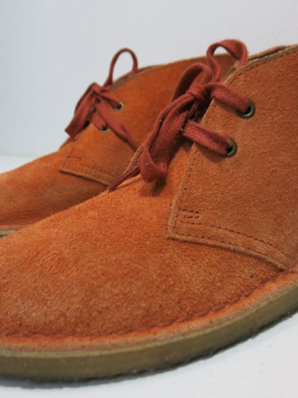 Clarks Originals Suede Desert Boots Women's Boot Shoes Charles F. Stead Sz 8.5